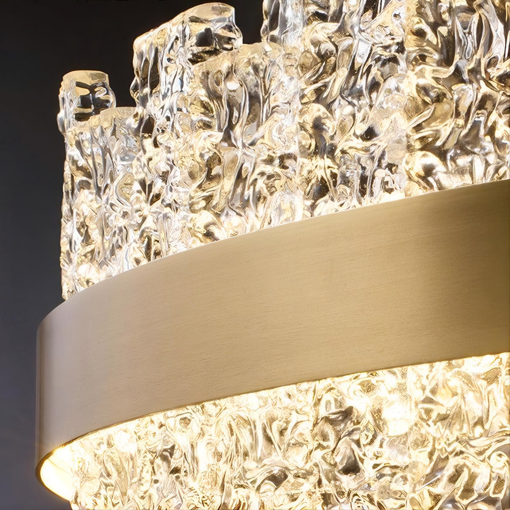 MIRAMIS Ring Chandelier by Lampadom - side view