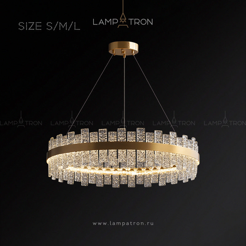 MIRAMIS Ring Chandelier by Lampadom - ambient shot