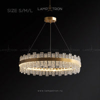 MIRAMIS Ring Chandelier by Lampadom - ambient shot