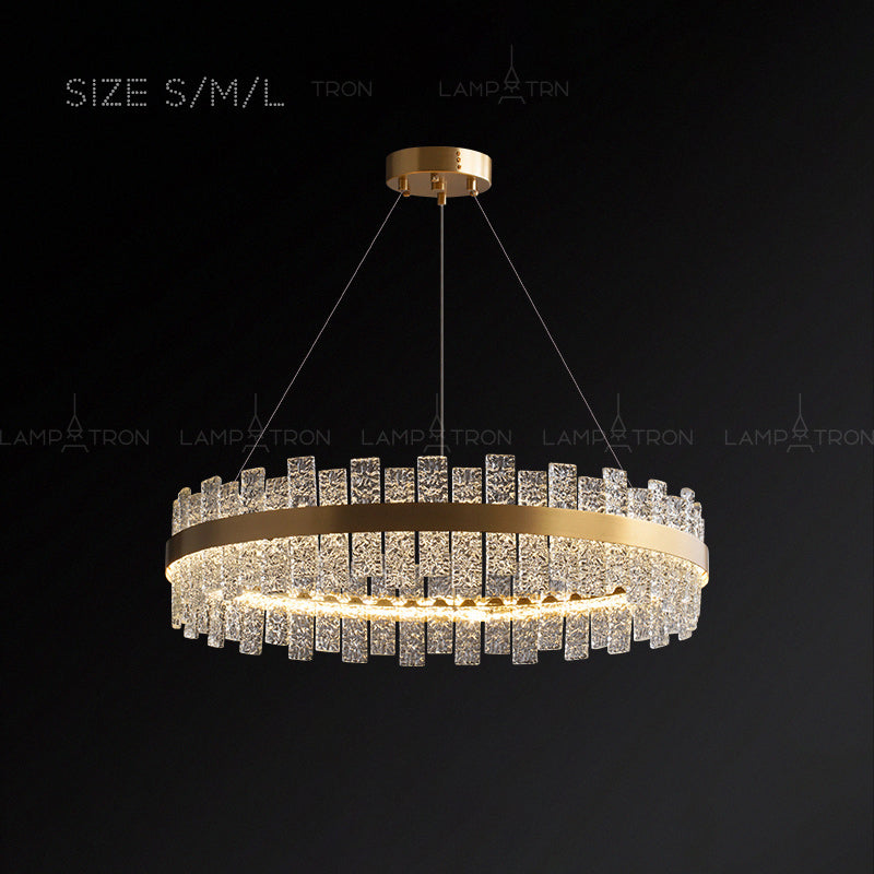MIRAMIS Ring Chandelier by Lampadom - top view