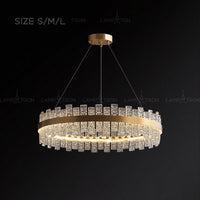 MIRAMIS Ring Chandelier by Lampadom - top view
