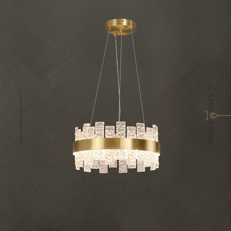 MIRAMIS Ring Chandelier by Lampadom - scale reference