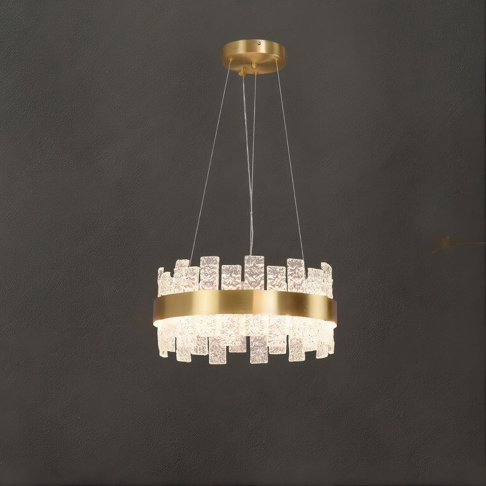 MIRAMIS Ring Chandelier by Lampadom - side view