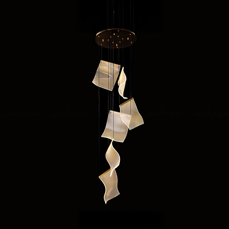MIRAN Cascade Light by Lampadom - side view
