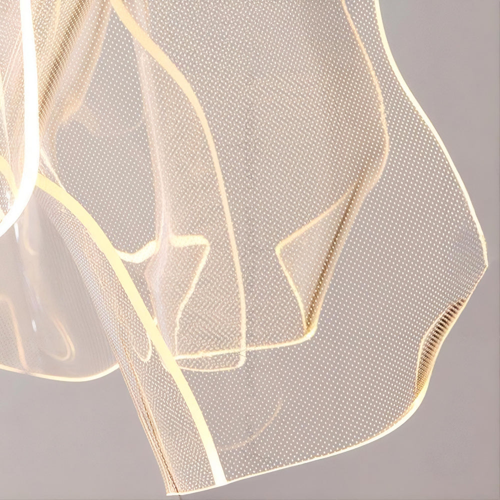 MIRAN Cascade Light by Lampadom - scale reference