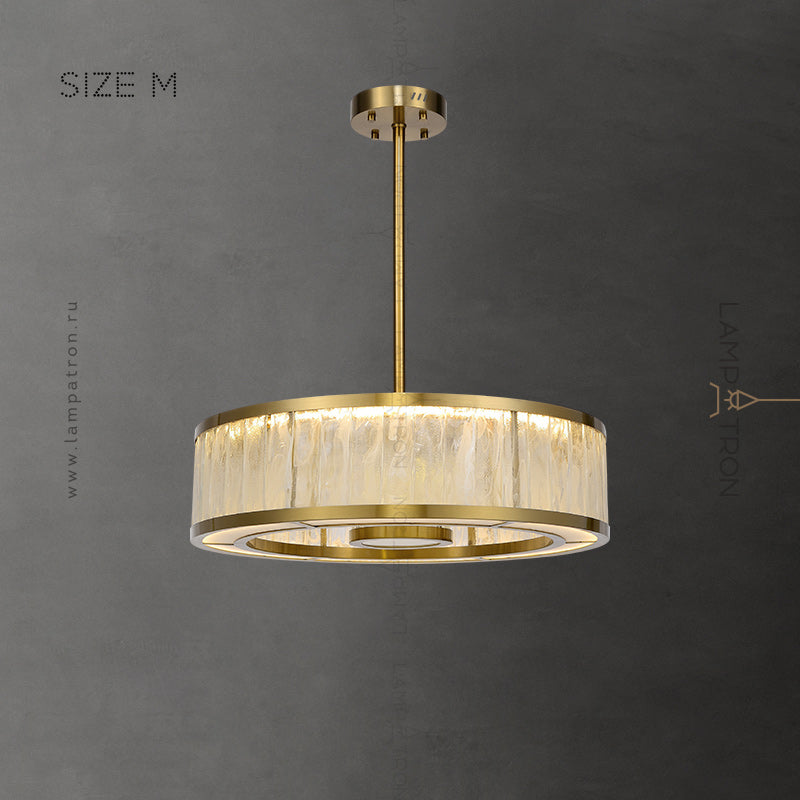MIRANDA Chandelier by Lampadom - angle view