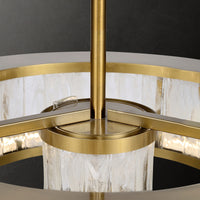 MIRANDA Chandelier by Lampadom - side view