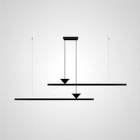 MIRELL DUO Linear Chandelier by Lampadom - detail view