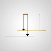 MIRELL DUO Linear Chandelier by Lampadom - top view