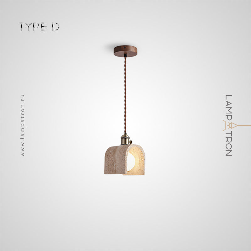 MODESTUS Pendant by Lampadom - side view