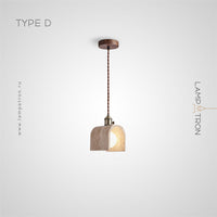 MODESTUS Pendant by Lampadom - side view