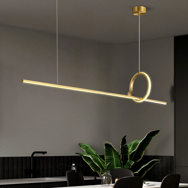 MOFFIT B Linear Chandelier by Lampadom - top view