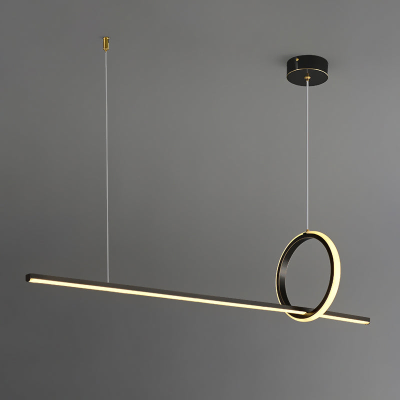 MOFFIT B Linear Chandelier by Lampadom - detail view
