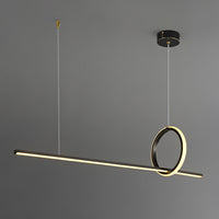 MOFFIT B Linear Chandelier by Lampadom - detail view
