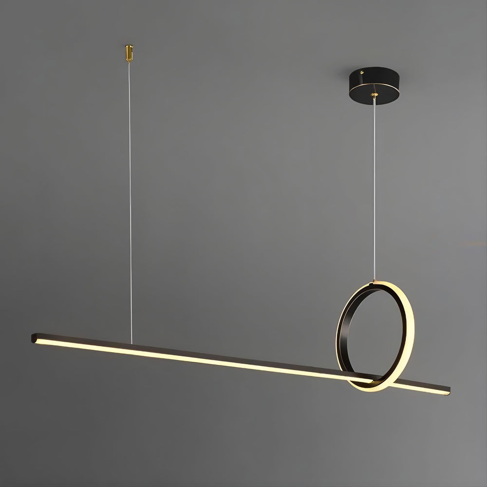 MOFFIT B Linear Chandelier by Lampadom - ambient shot