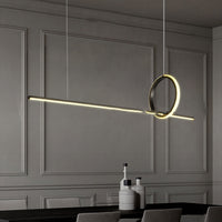 MOFFIT B Linear Chandelier by Lampadom - ambient shot