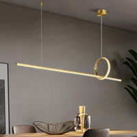MOFFIT B Linear Chandelier by Lampadom - detail view