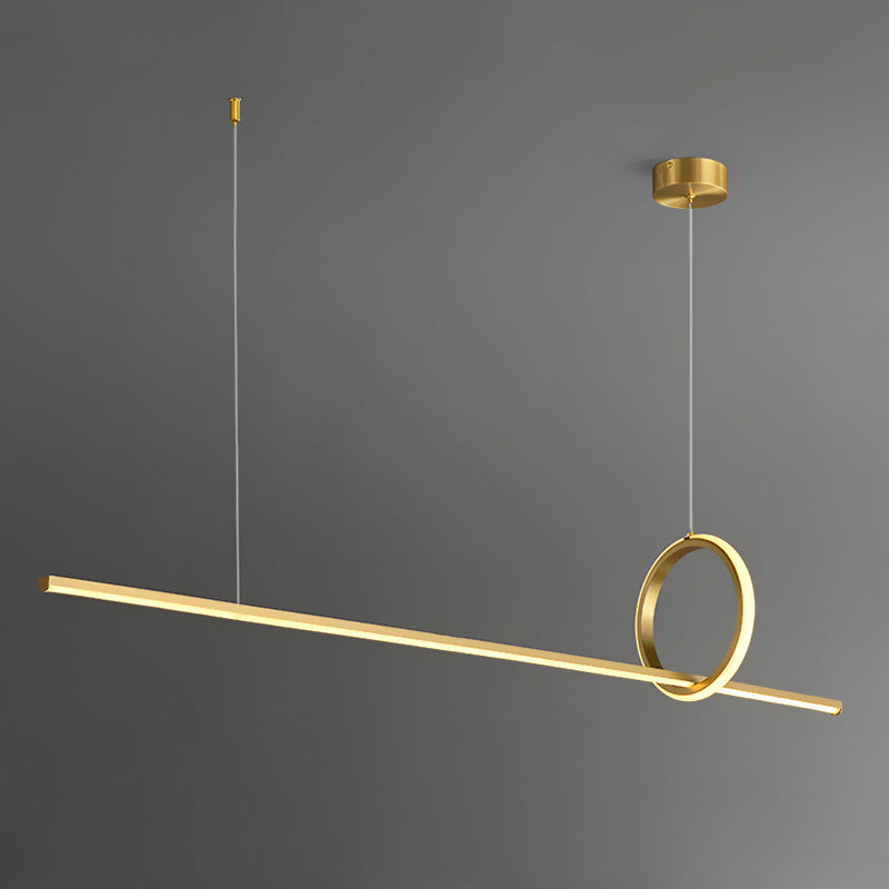 MOFFIT B Linear Chandelier by Lampadom - scale reference