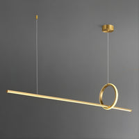 MOFFIT B Linear Chandelier by Lampadom - scale reference