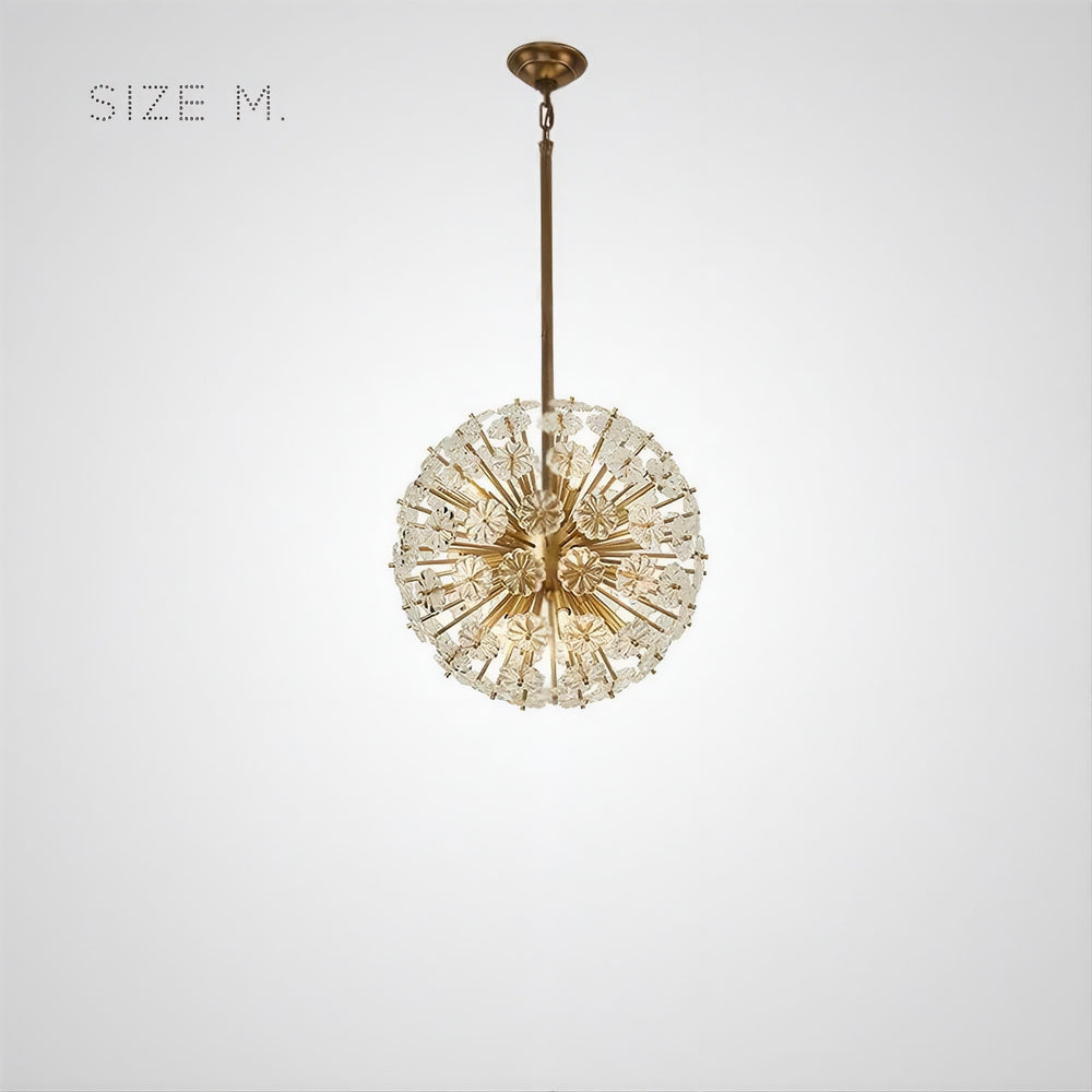 MOIRA BALL Chandelier by Lampadom - scale reference