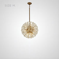 MOIRA BALL Chandelier by Lampadom - scale reference