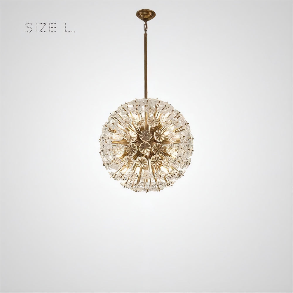 MOIRA BALL Chandelier by Lampadom - top view