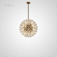 MOIRA BALL Chandelier by Lampadom - top view