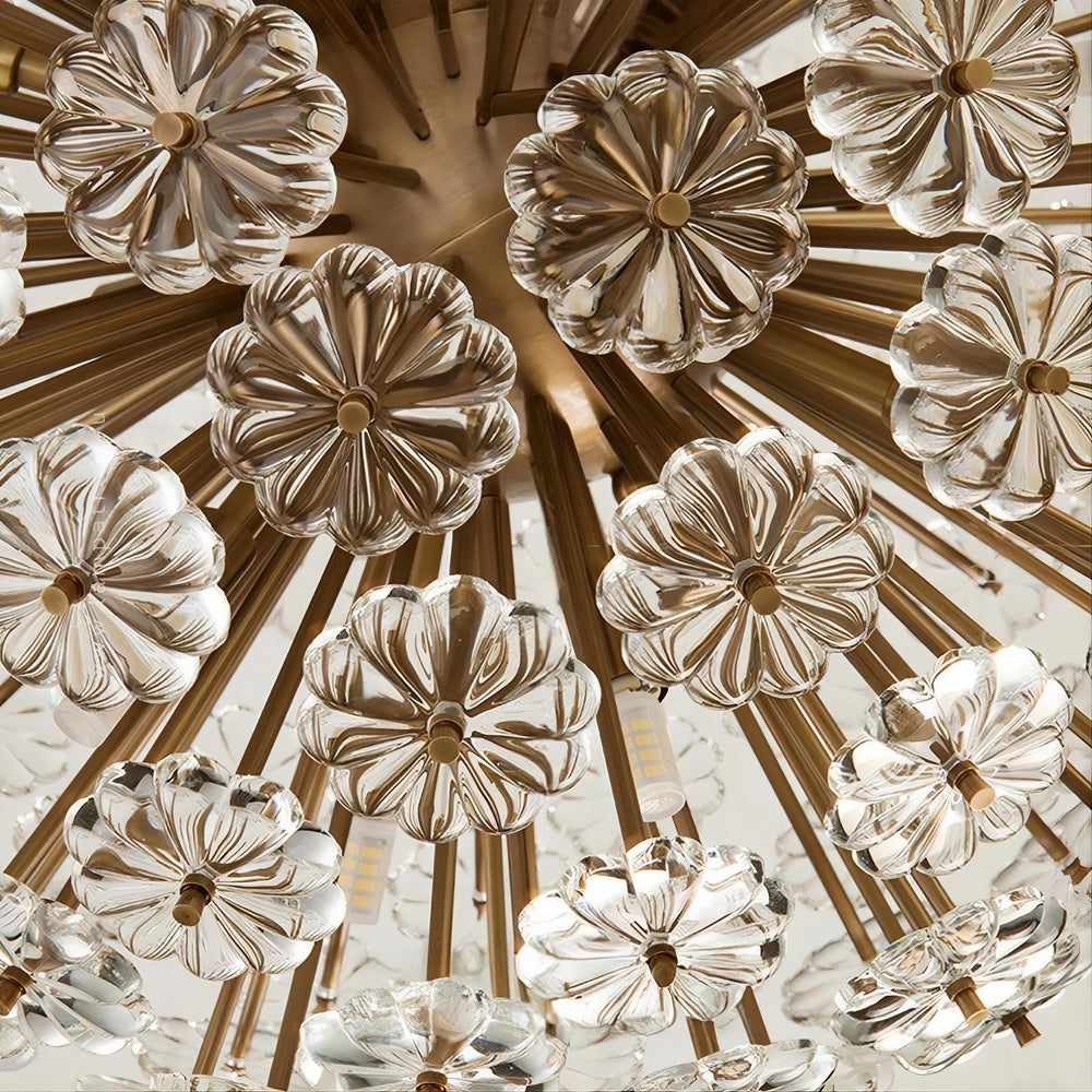 MOIRA BALL Chandelier by Lampadom - side view