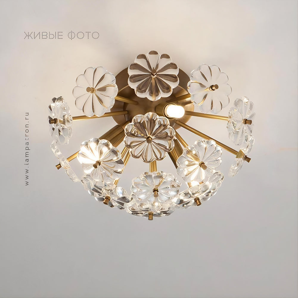 MOIRA C. Ceiling Chandelier by Lampadom - close-up
