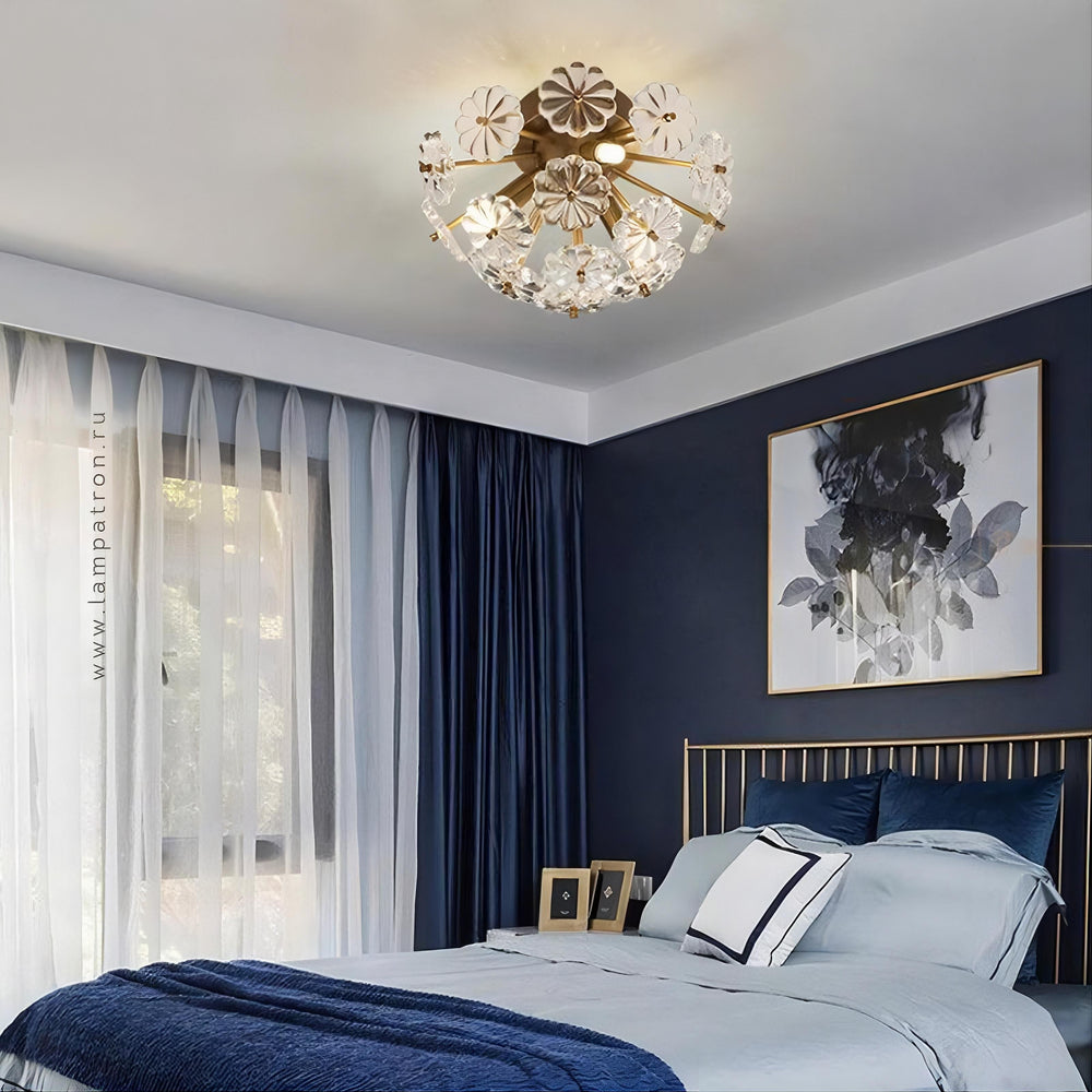 MOIRA C. Ceiling Chandelier by Lampadom - close-up