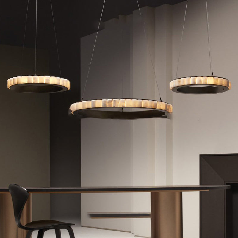 MONSINE Ring Chandelier by Lampadom - side view