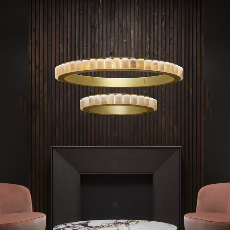 MONSINE Ring Chandelier by Lampadom - close-up