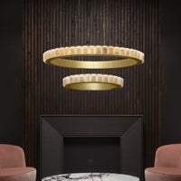 MONSINE Ring Chandelier by Lampadom - side view