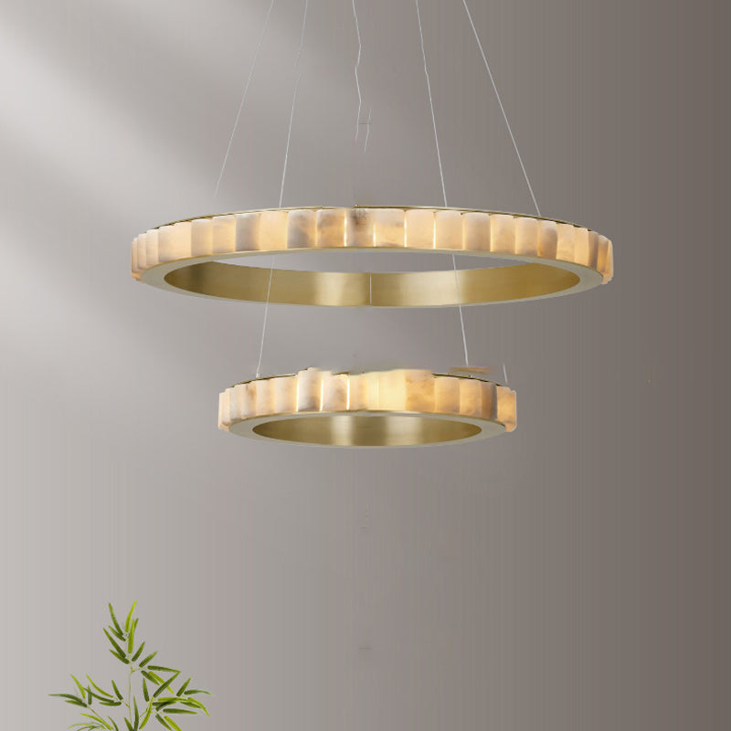 MONSINE Ring Chandelier by Lampadom - close-up