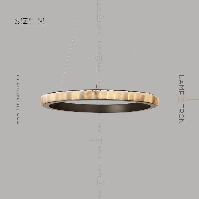 MONSINE Ring Chandelier by Lampadom - close-up