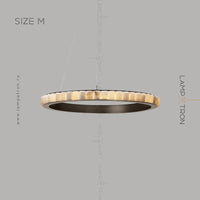 MONSINE Ring Chandelier by Lampadom - close-up