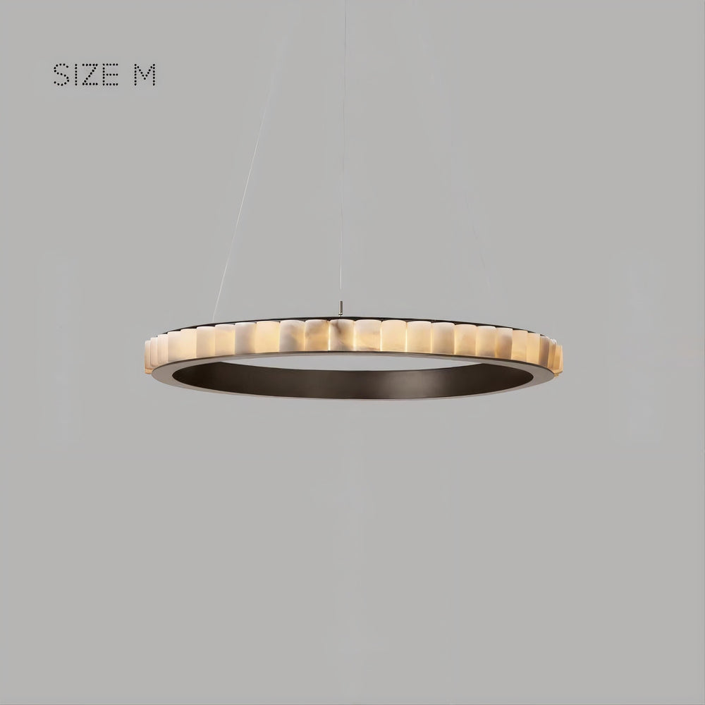 MONSINE Ring Chandelier by Lampadom - side view