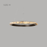 MONSINE Ring Chandelier by Lampadom - scale reference