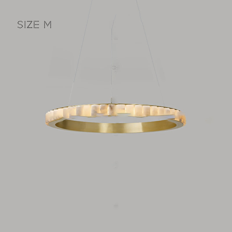 MONSINE Ring Chandelier by Lampadom - angle view