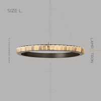 MONSINE Ring Chandelier by Lampadom - scale reference
