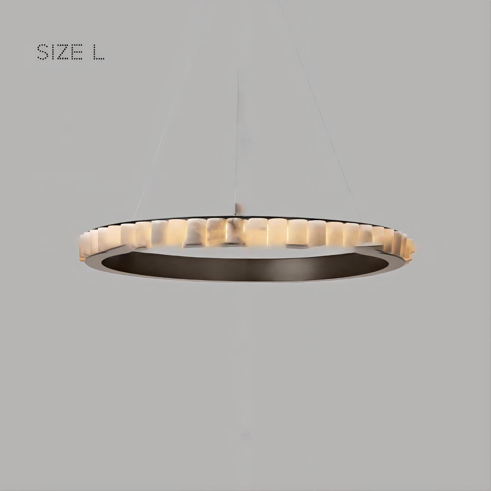 MONSINE Ring Chandelier by Lampadom - side view