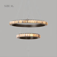 MONSINE Ring Chandelier by Lampadom - close-up
