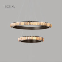 MONSINE Ring Chandelier by Lampadom - scale reference