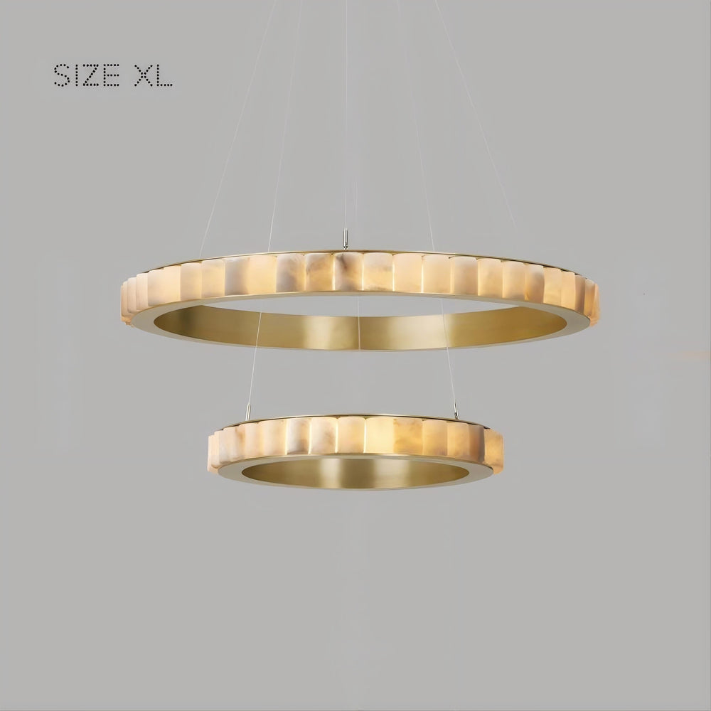 MONSINE Ring Chandelier by Lampadom - scale reference