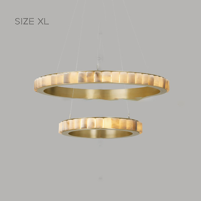 MONSINE Ring Chandelier by Lampadom - angle view