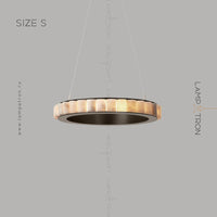 MONSINE Ring Chandelier by Lampadom - angle view