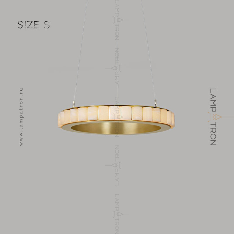 MONSINE Ring Chandelier by Lampadom - top view