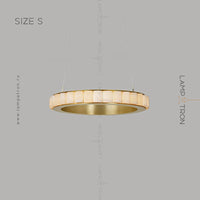 MONSINE Ring Chandelier by Lampadom - top view