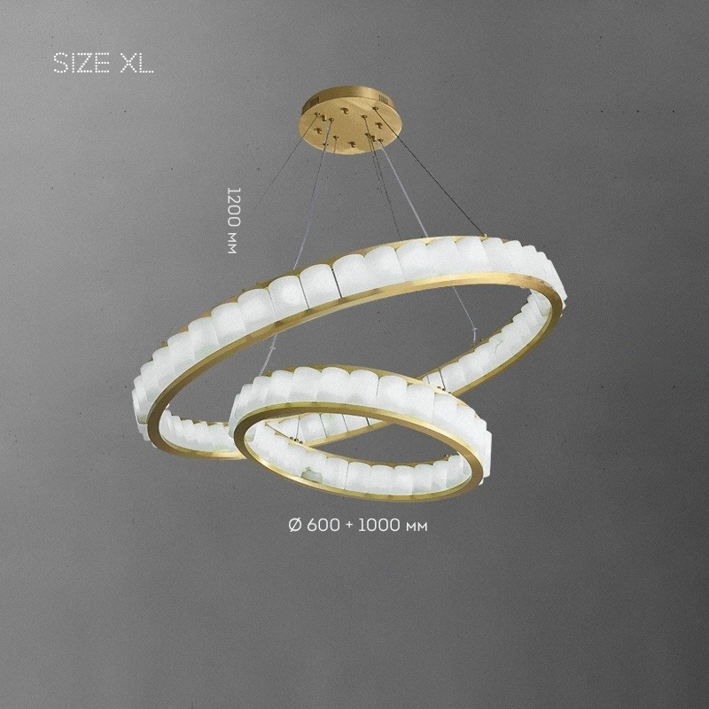 MONSINE R Chandelier by Lampadom - scale reference
