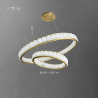 MONSINE R Chandelier by Lampadom - scale reference